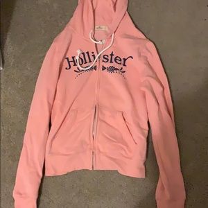 Hollister zip up hoodie